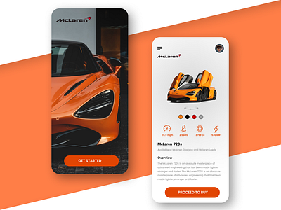 McLaren - UI Design
