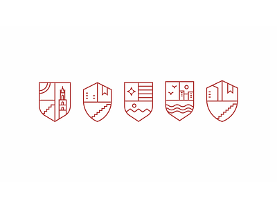 Śląska Kancelaria Migracyjna logo concepts branding europe figma graphic design illustration illustrator linear logo logotype poland shield stability