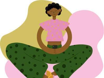 Relaxing girl by Marianna Dezhenitska on Dribbble