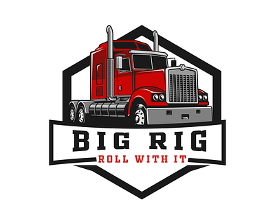 Trucking Company 3d branding design graphic design icon iconic illustration logo