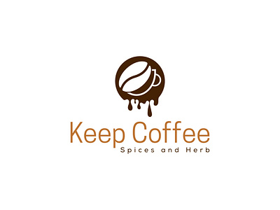Keep Coffee 3d branding design graphic design iconic illustration logo