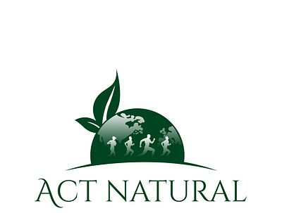 Act Natural branding graphic design illustration