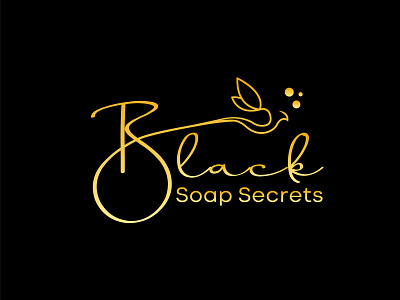 Black Soap Secrets branding graphic design logo