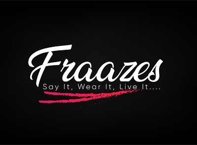 Fraazes graphic design illustration logo