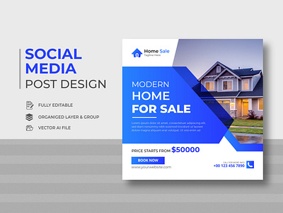 Social Media Post Design ads banner banner design business corporate banner creative banner instagram real estate banner design social media post design