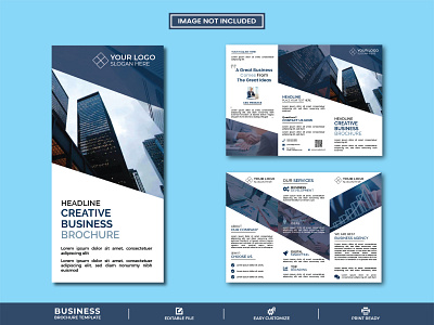 Tri-fold Creative Business Brochure - Professional Tri-fold Broc advertising comapany flyer design flyer flyer design graphic design illustration logo marketing marketing brochure marketing brochure designs new design 2022 tri fold tri fold brochure tri fold brochure design trifold trifold brochure trifold brochure design trifold design ui