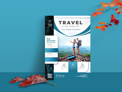 Travel Agency Flyer - Professional Travel Agency Business Flyer advertising creative flyer design creative flyers design flyer flyer design flyer design template flyers flyers concept flyers designs graphic design latest designs marketing marketing flyer new design 2022 travel agency travel agency flyer travel company flyer travel flyers unique flyers