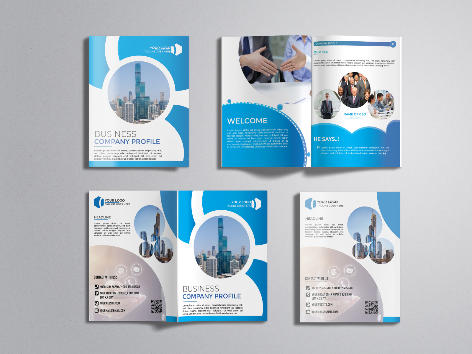 Unique Company Brochure - Professional Company Profile Design by Tanvir ...