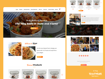 Food Ordering- WordPress landing page design appdesign food foodapp foodordering landingpage orderfood ui webdesign wordpress development company