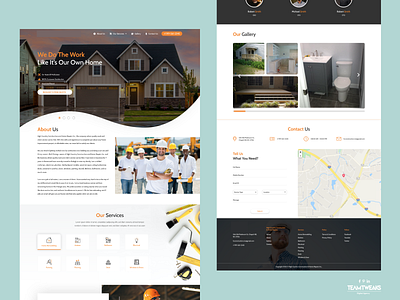 Archtiecture - Website design landing page appdesign branding deliveryapp design illustration landingpage logo ui vector webdesign website design company