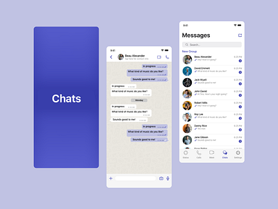 Chat app design