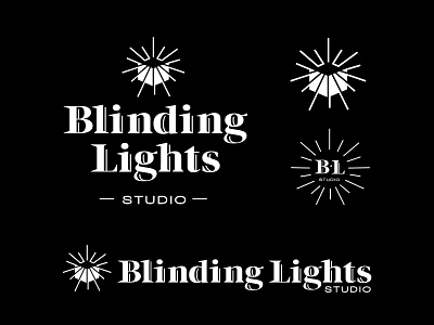 Blinding Lights Studio 3d branding composition cube lights pattern