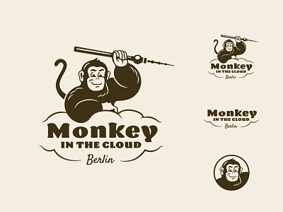 Monkey In the Cloud Logo + Pattern