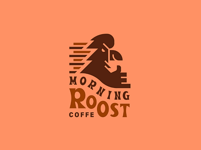 Morning Roost beale coffee emblem font logo mark rooster