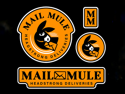 M.M. V2 delivery design illustration logo logo system mail mule post