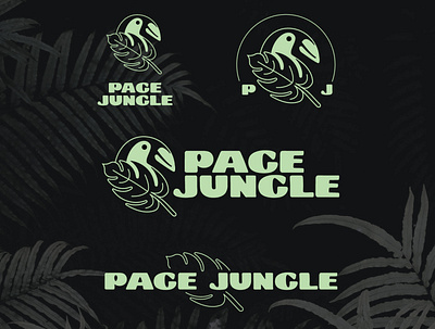 Page Jungle bird branding design illustration jungle logo toucan typography vector