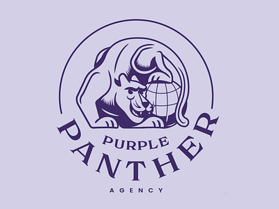 purple panther football logos