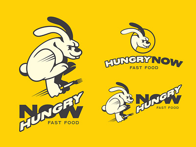 Hungry Now Colour Way and Mockup artwork branding cartoon concept design doodle illustration logo typography vector