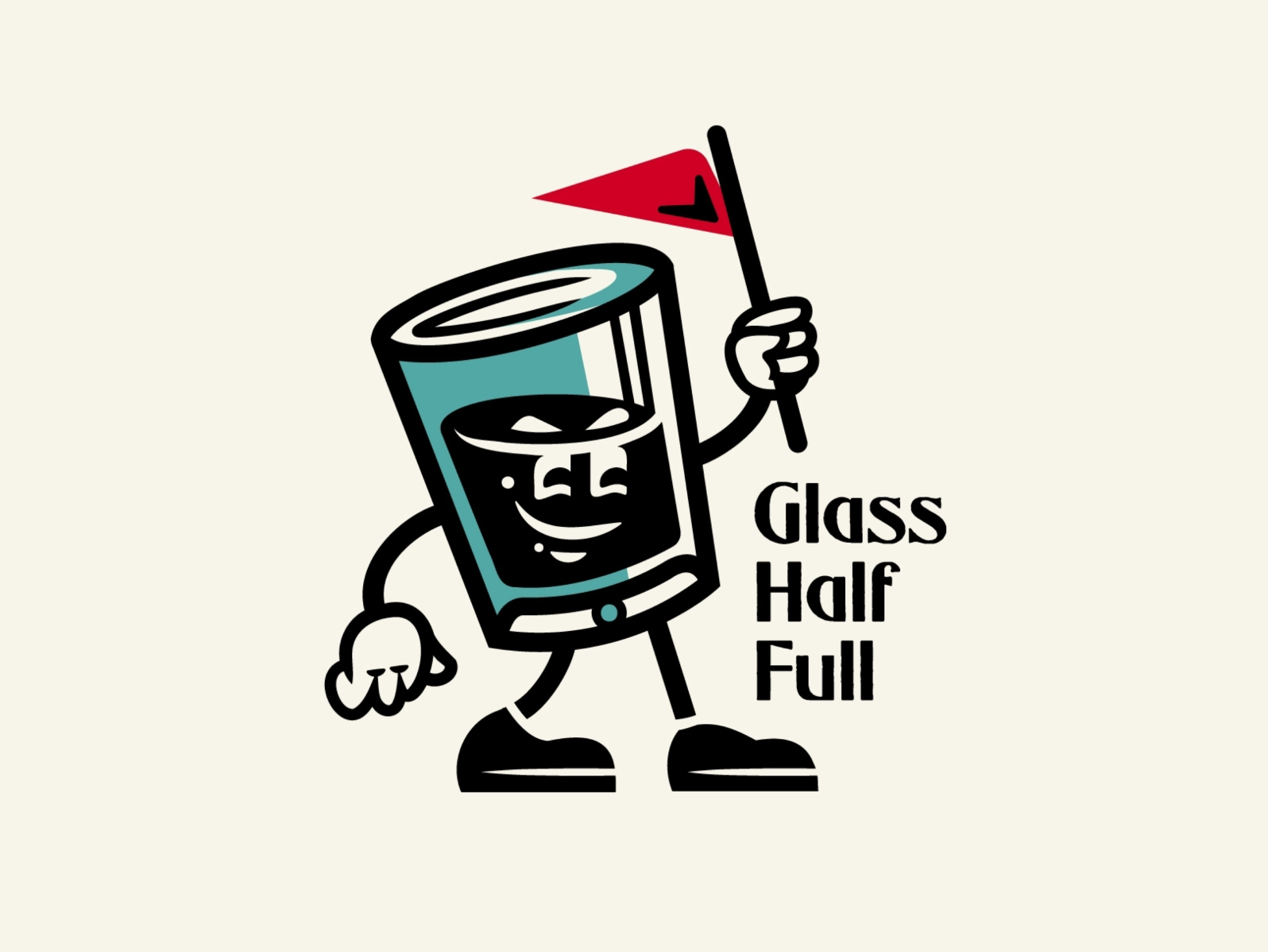 Glass Half Full by Jessie Maisonneuve on Dribbble