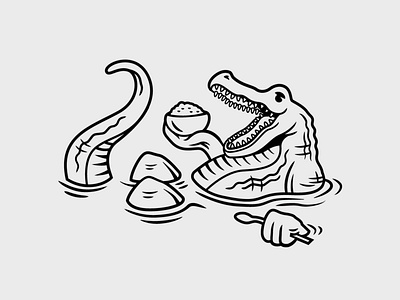 WIP 🚧 cereals crocodile design illustration vector