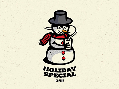 Snowman ⛄️ design doodle drawing illustration logo snowman texture typography vector
