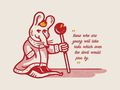 Rat King doodle design doodle drawing illustration king nutcracker rat typography vector