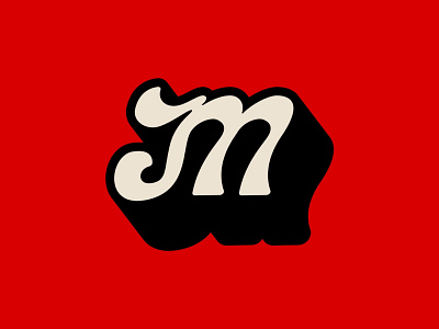 J+M branding design doodle illustration logo typography vector
