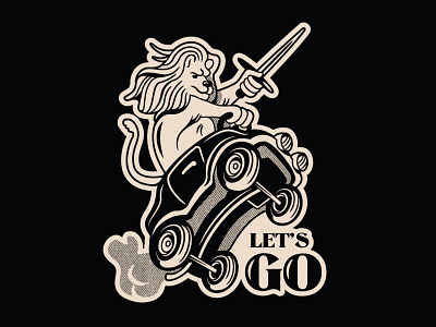 Let’s Go design doodle drawing graphic design illustration logo typography vector