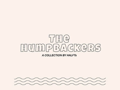 The Humpbackers branding collectibles design doodle illustration nft typography vector whales