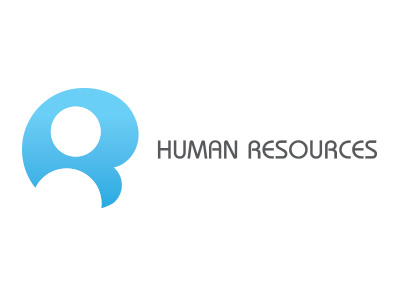 Hr blue human resources logo