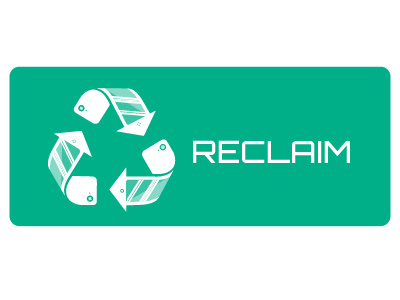 Reclaim Logo logo phone recycling