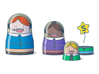 Layers to a Supervisor illustration manager russian doll supervisor
