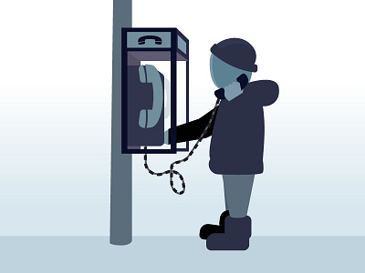 Payphone 01 illustration payphone phone booth