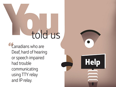 You Told Us 03 deaf hard of hearing help phone social media campaign