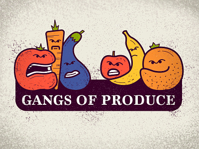 G.O.P apple banana carrot eggplant fruit gangs orange produce tomato veggies