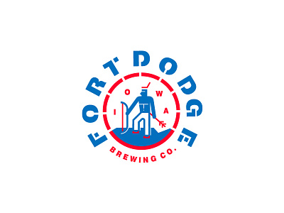Fort Dodge Brewing Co beer brew brewing fort dodge iowa logo native