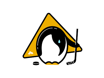 Pittsburg Penguins New logo goal hockey logo penguin team