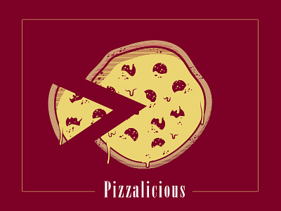 Pizzalicious illustration pizza wip