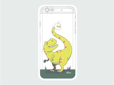 iRex apple customize dinosaurs iphone phone t rex