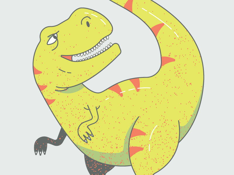 T rex detail