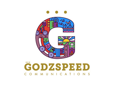 Godzspeed logo \ branding illustration