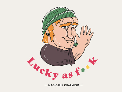 Lucky Af cereal charming clover lucky lucky charms