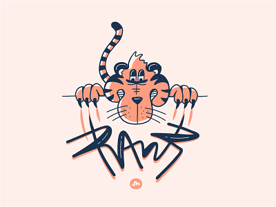 RAWR design doodle drawing illustration rawr tiger