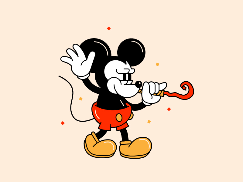 Mickey's B-day By Jessie Maisonneuve On Dribbble