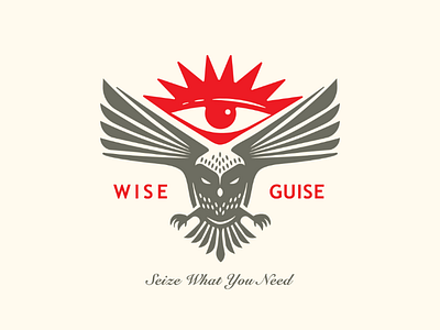 Wise Guise concept design guise illustration logo owl wise