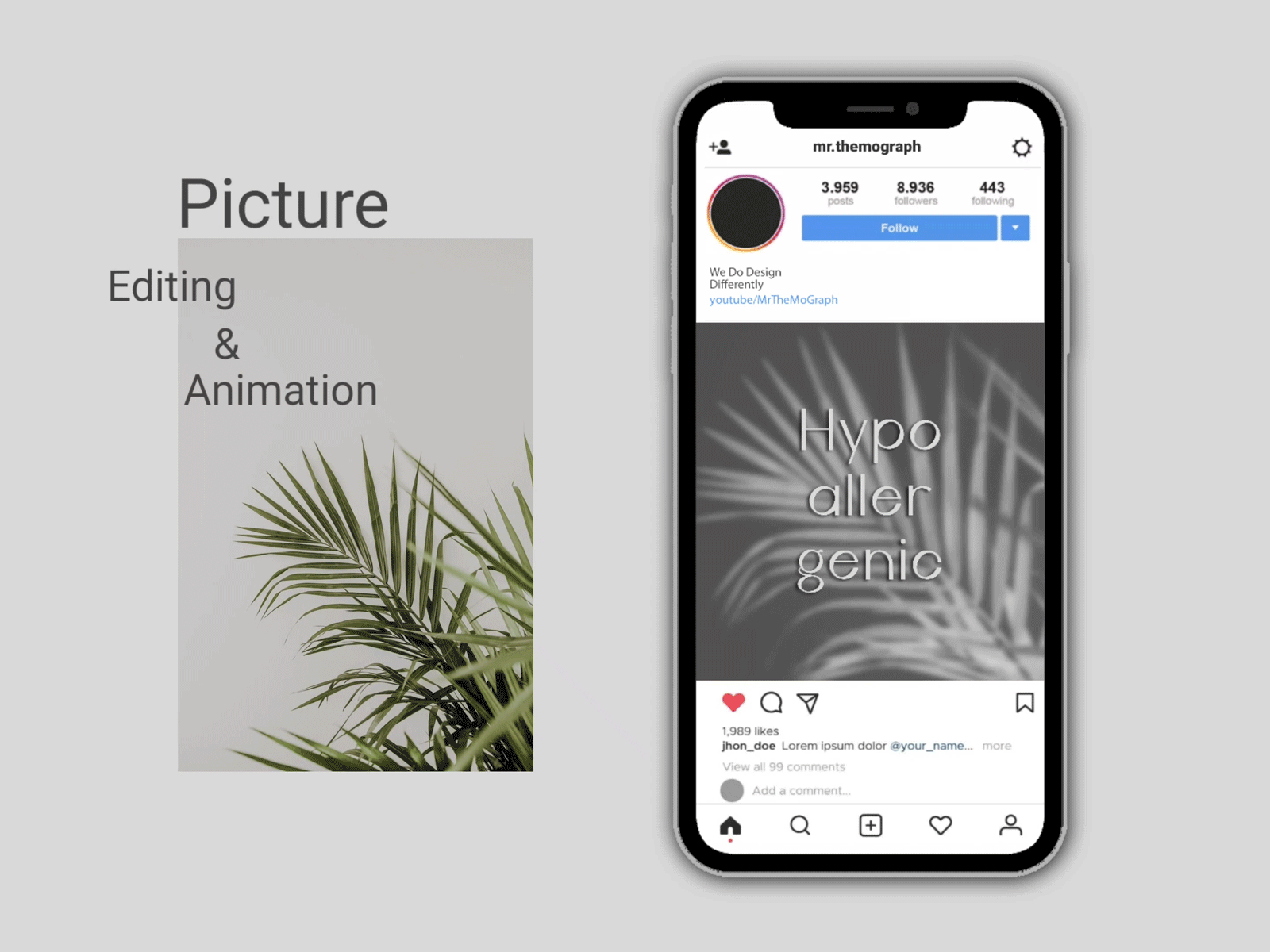 Instagram post creating