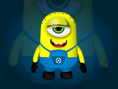 Minions vector design 3d animation branding design graphic design illustration logo ui ux vector