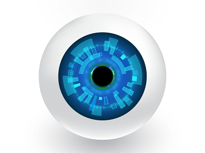 Robot Eye art branding graphic design illustration ui vector