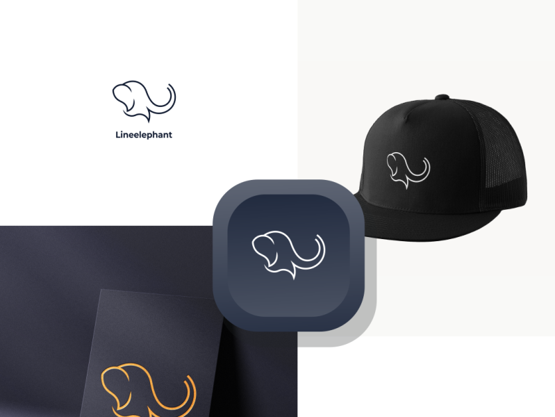 Lineelephant Line Logo by faeyza graphic on Dribbble