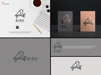 Bird logo line branding design graphic design icon illustration logo typography vector